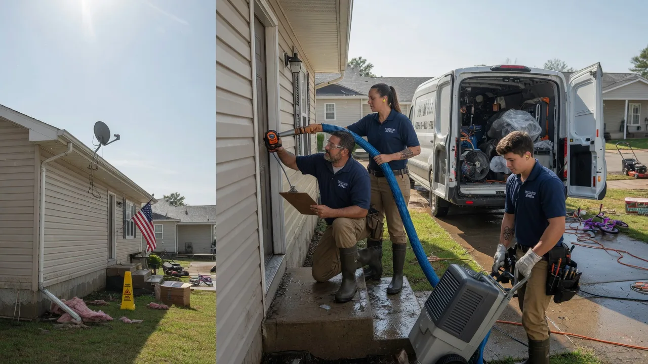 Ceiling Water Damage Restoration in Stratford, OK near me